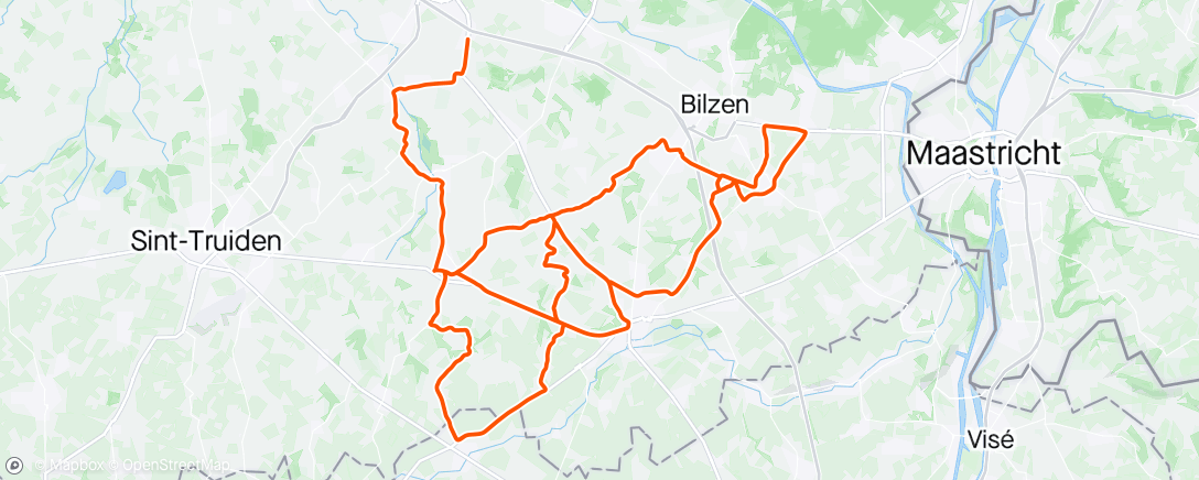 Map of the activity, Ronde Van Limburg
