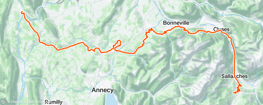 Map of the activity, Dauphine Stage 6 2025