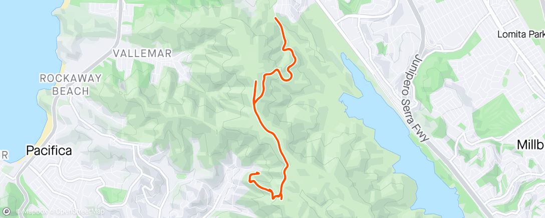 Map of the activity, Some trail exploration