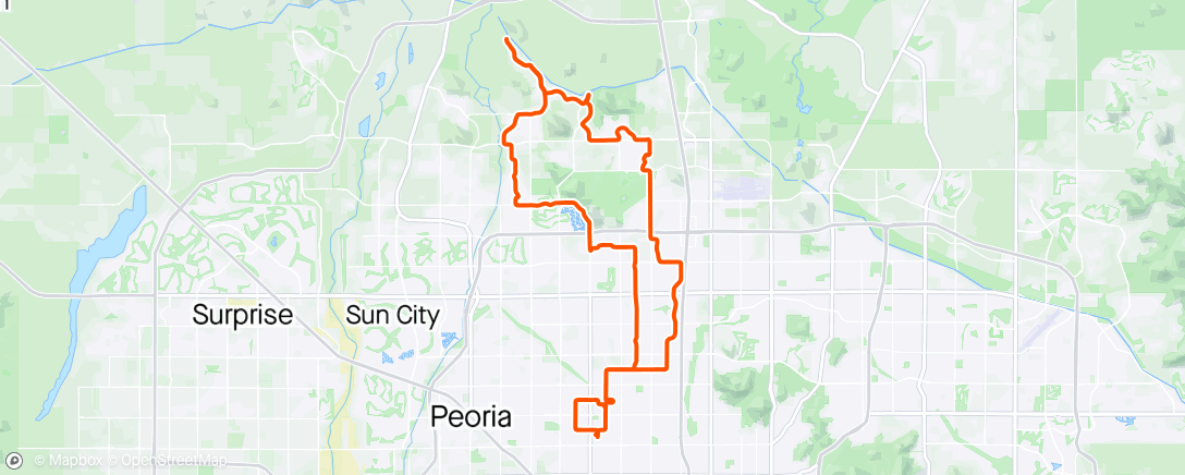 アクティビティ「Morning E-Bike Ride」の地図