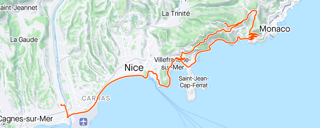 Map of the activity, Mouillé