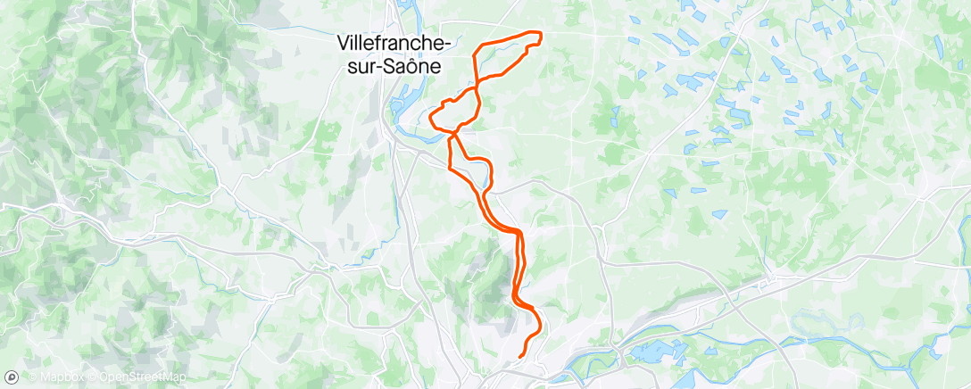 Karte der Aktivität „Savigneux - la voie bleue”