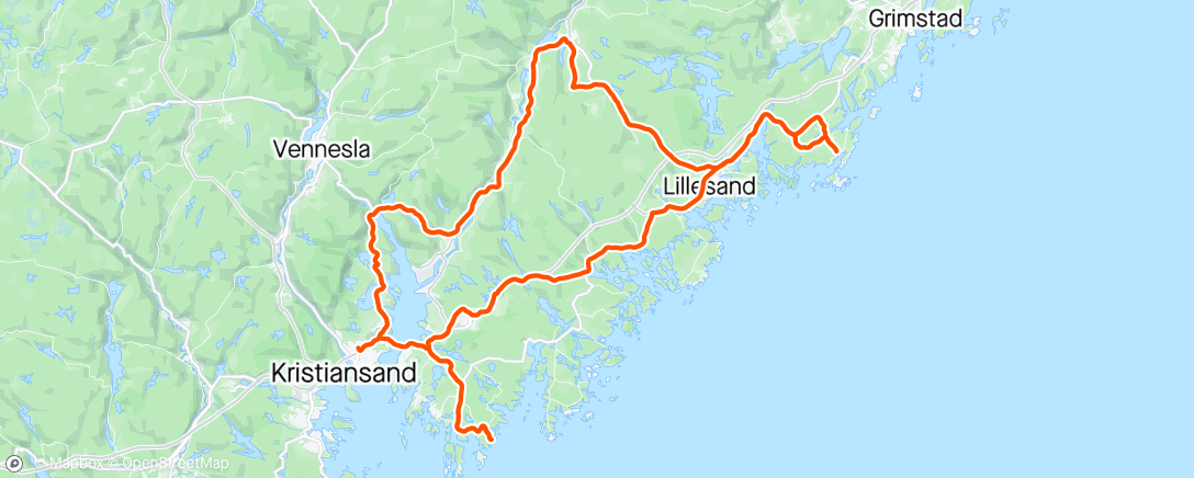 Map of the activity, Homborsund med SMS