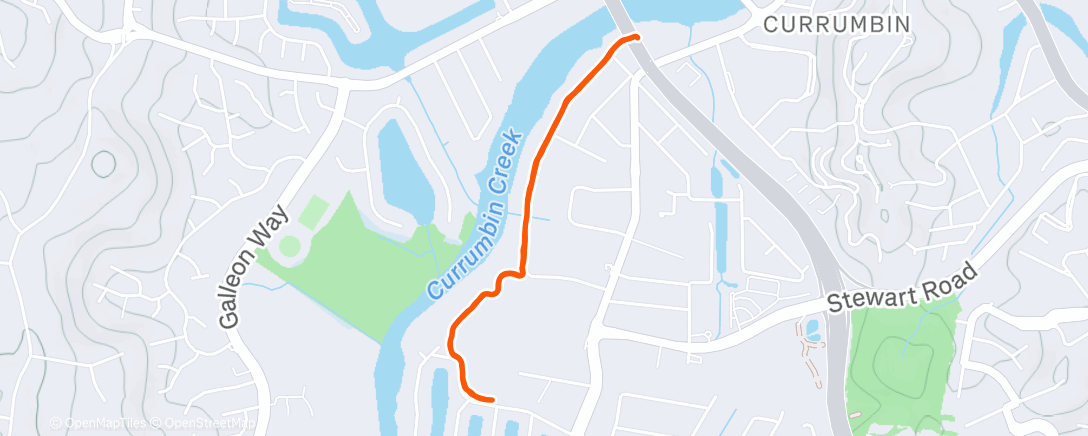 Map of the activity, Lunch Run