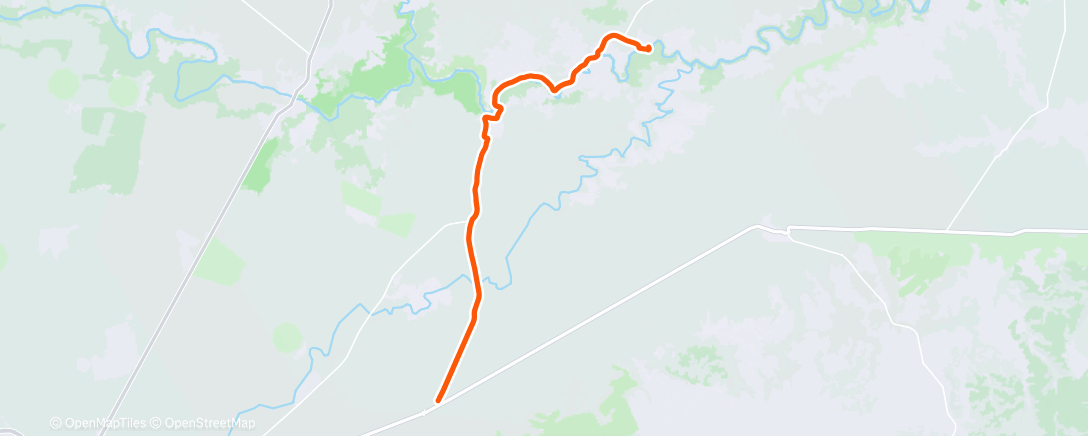 Map of the activity, Afternoon Ride