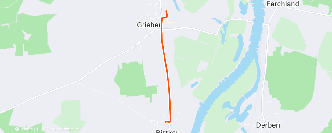 Map of the activity, Nachtspaziergang