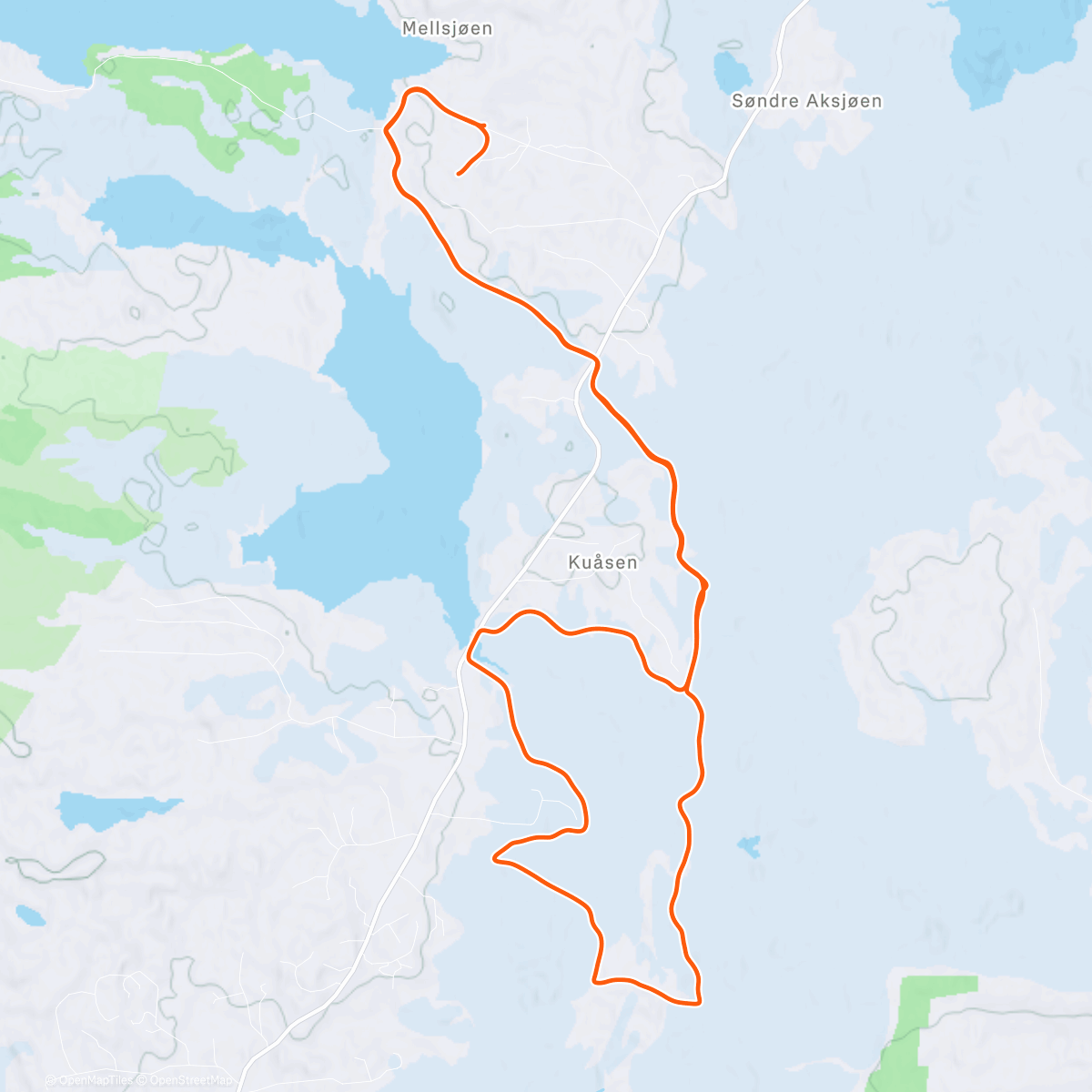 Map of the activity, Luftet «løvene» sammen med Tutta 🦁☀️
