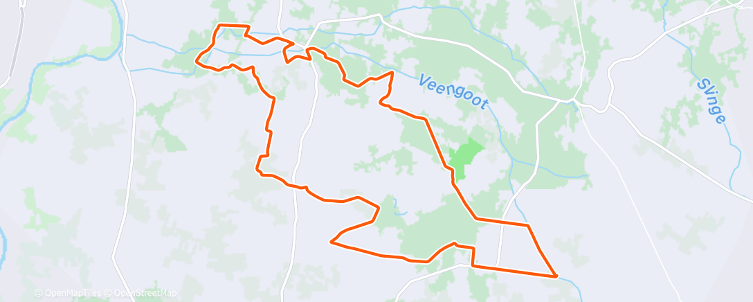 Map of the activity, Middagrit