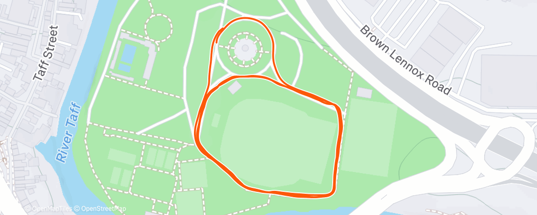 Карта физической активности (Jude’s Run)