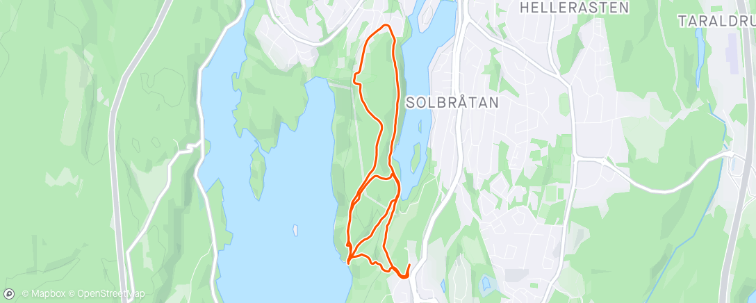 Mapa da atividade, Hit og dit i Kantoråsen 🏃‍♂️🌲🏃‍♂️🌲