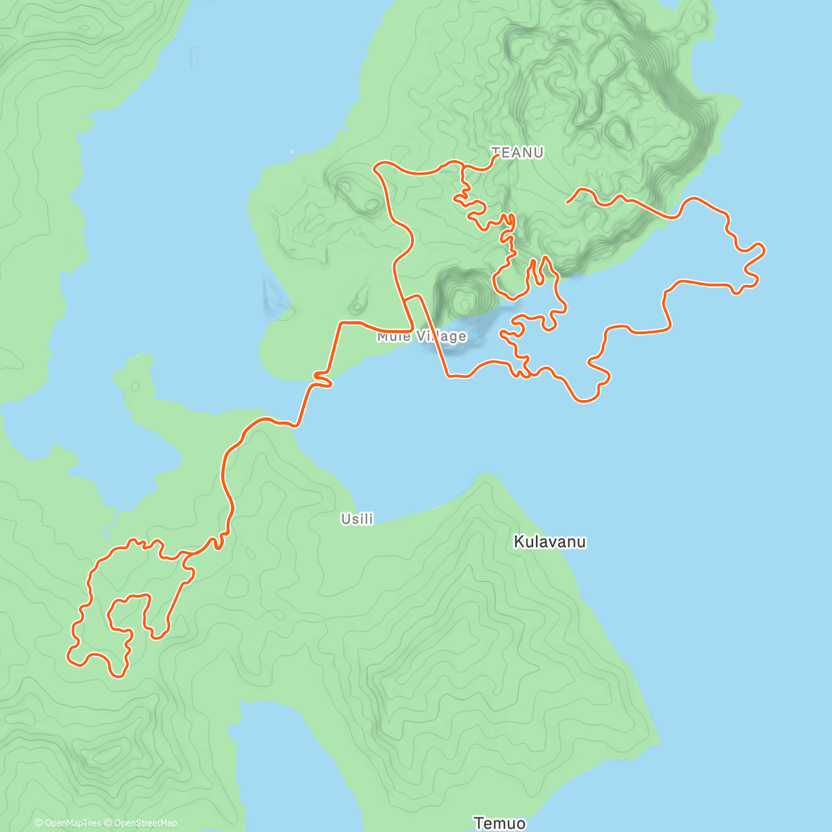 Map of the activity, Zwift - Dust In The Wind in Watopia