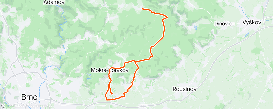 Map of the activity, Road 42
