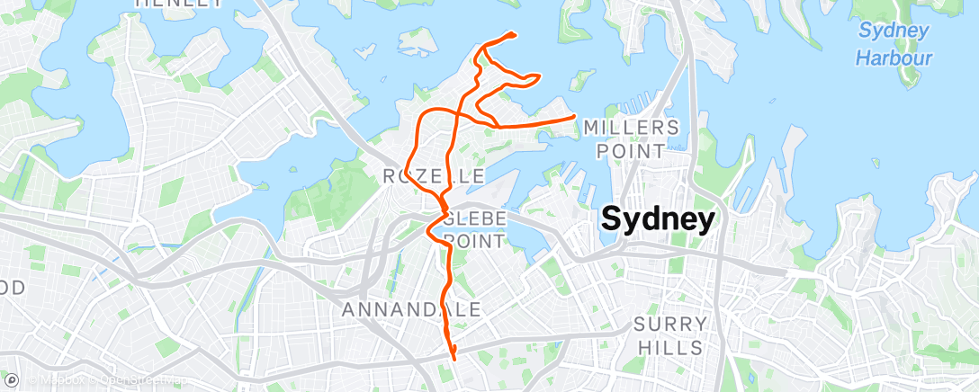 Map of the activity, Best run of the year so far