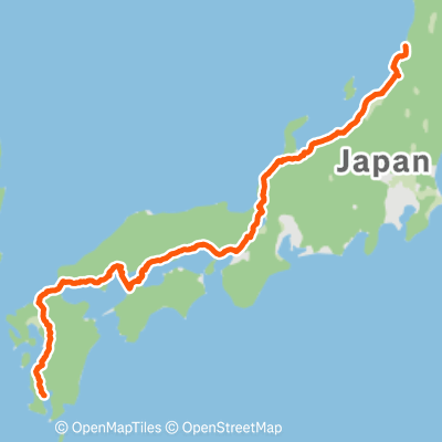 Sakata to Kagoshima dream bike ride | 1,815.9 km Cycling Route on Strava