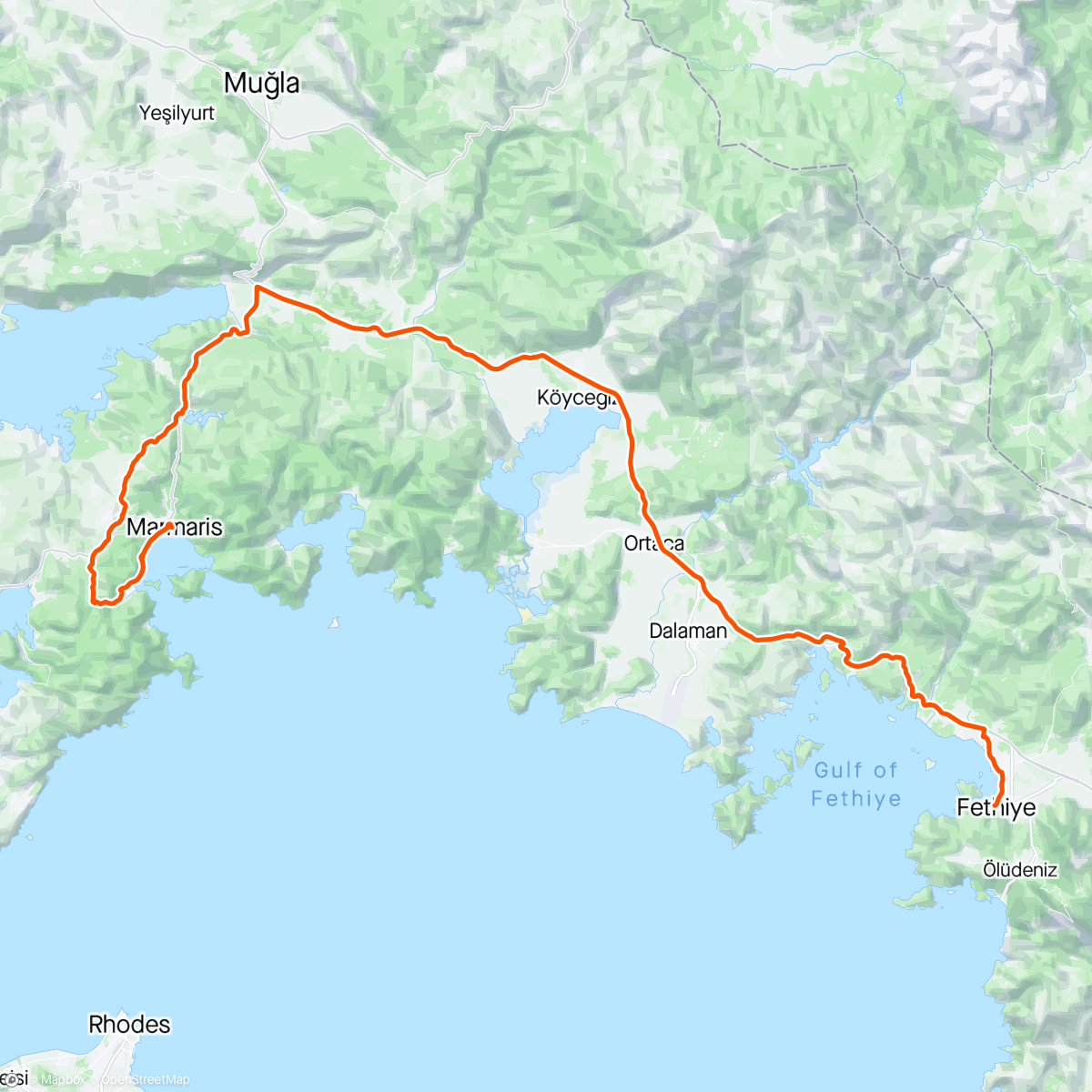 Map of the activity, 🇹🇷🇹🇷 Presidential Cycling Tour of Türkiye #3