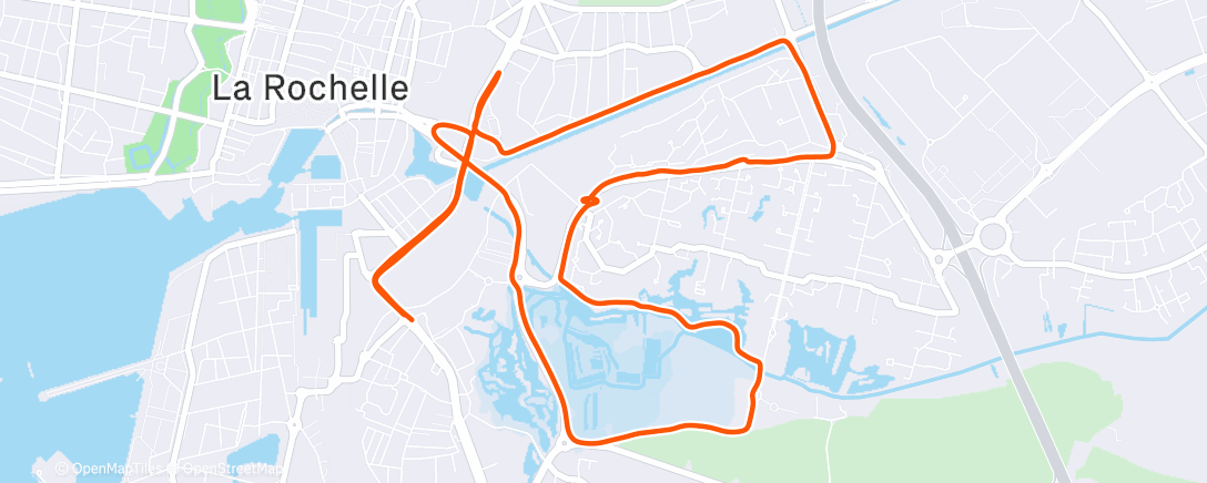 Map of the activity, EF - 10km 🥶
