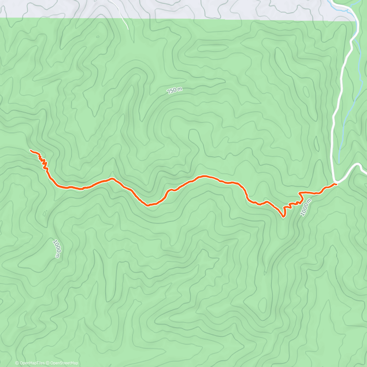 Map of the activity, Tesnattee to Levelland and return