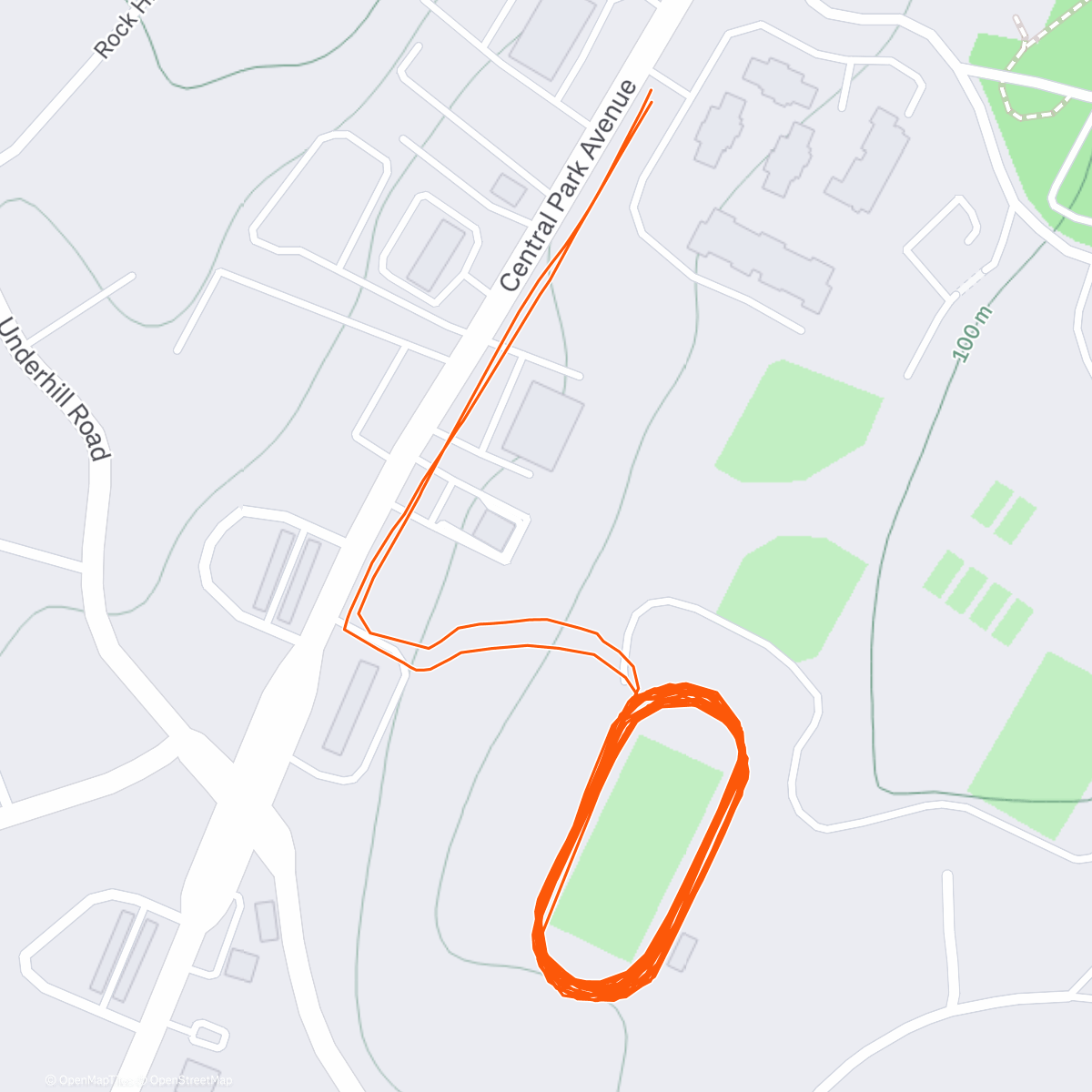 Map of the activity, Edgemont ❄️🌨️❄️