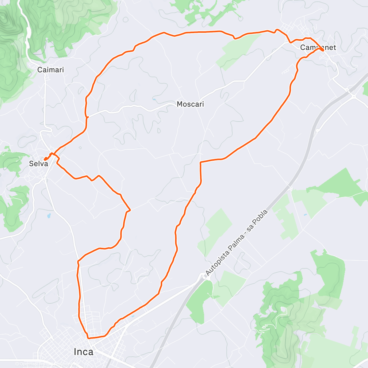 Карта физической активности (Auch Regen ist köstlich)