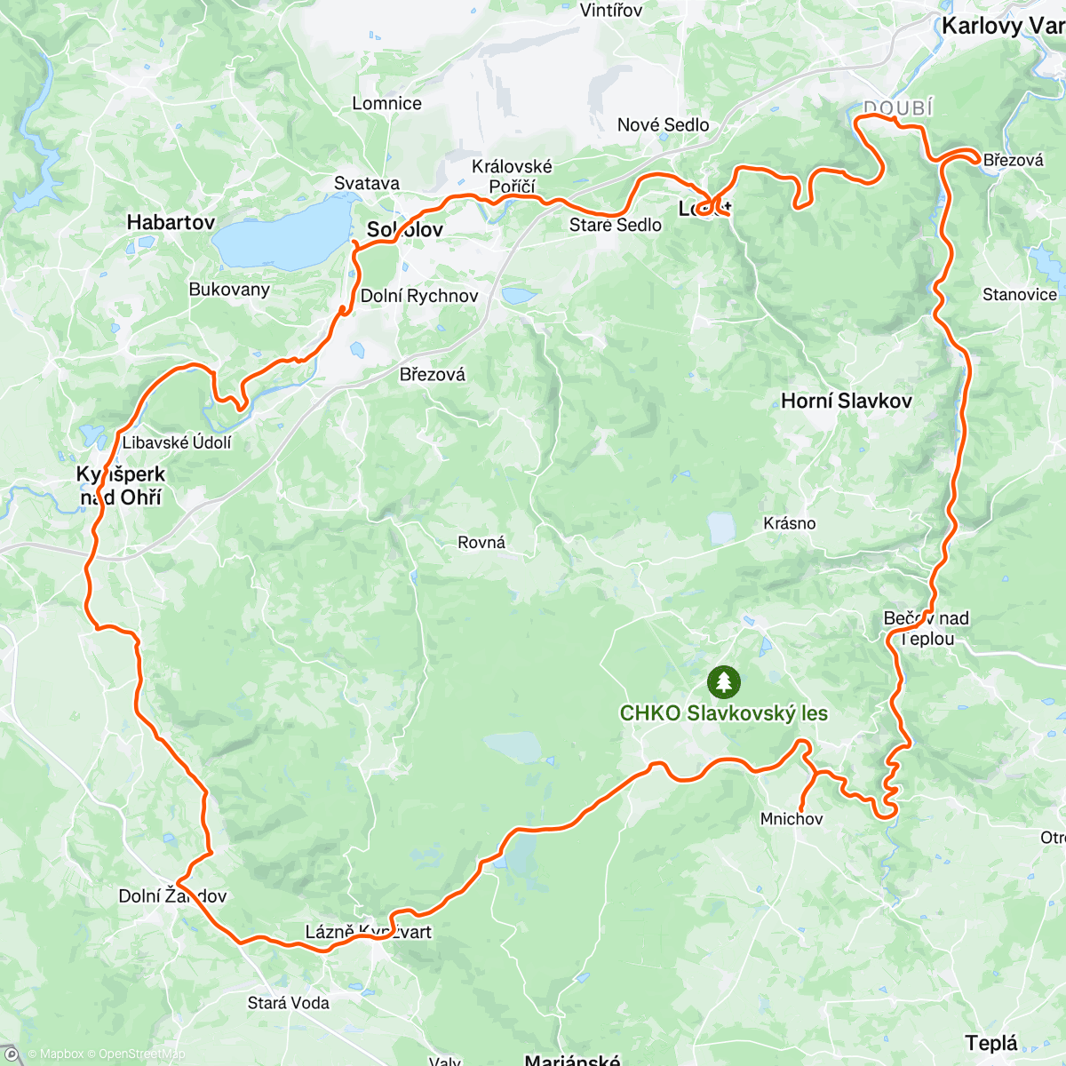 Map of the activity, Morning Gravel Ride
