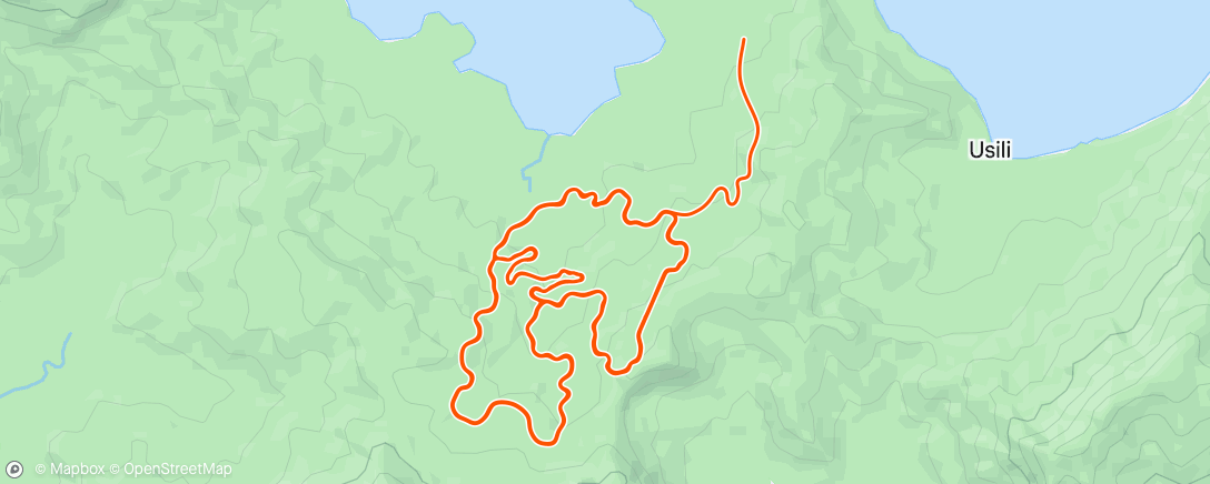 Carte de l'activité Zwift - Serpentine 8 in Watopia