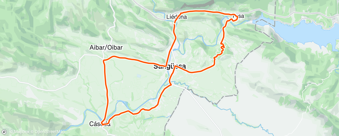 Map of the activity, Morning Ride