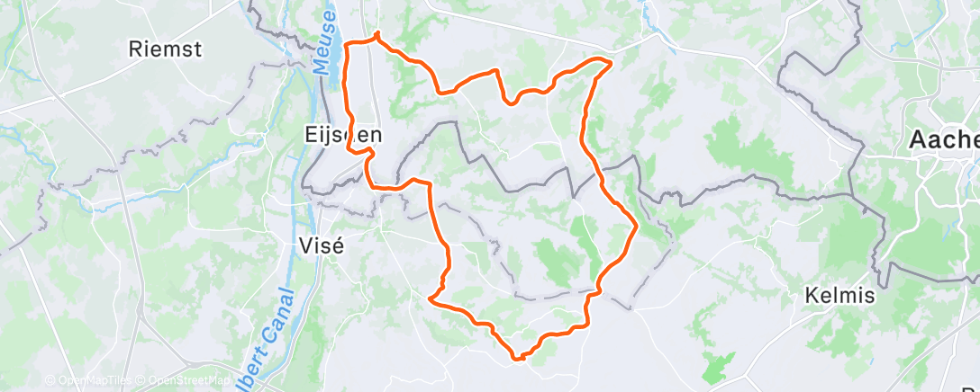 Карта физической активности (Heerlijk kerstritje samen)