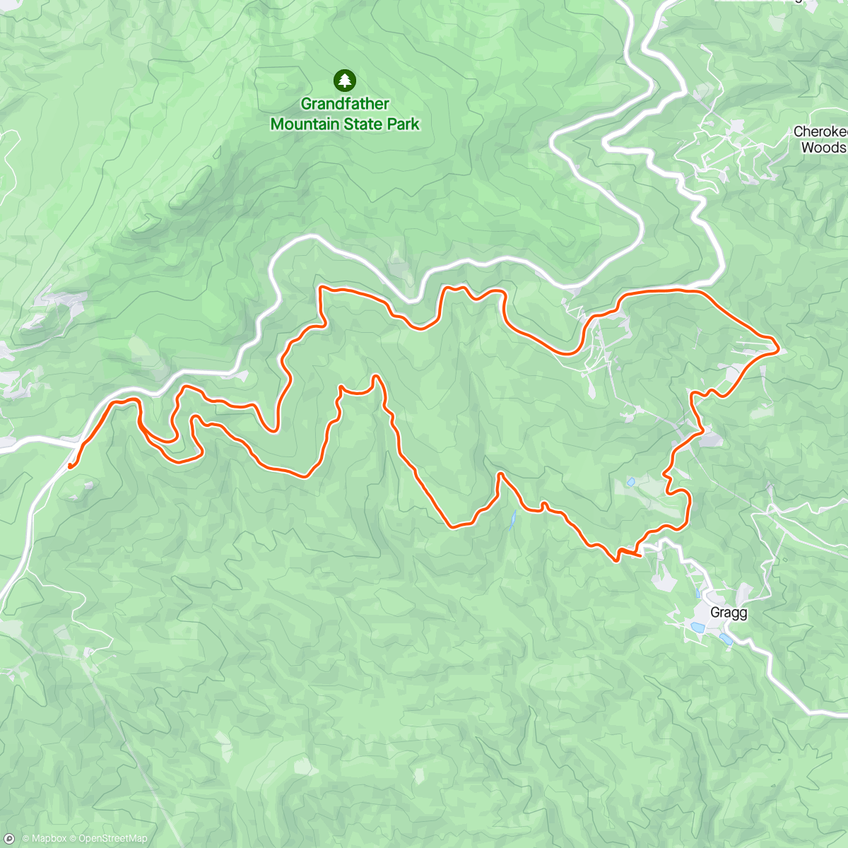 Map of the activity, After work lap