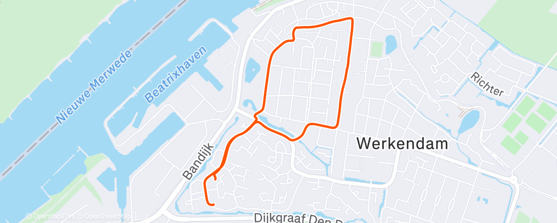 Map of the activity, Morning Ride