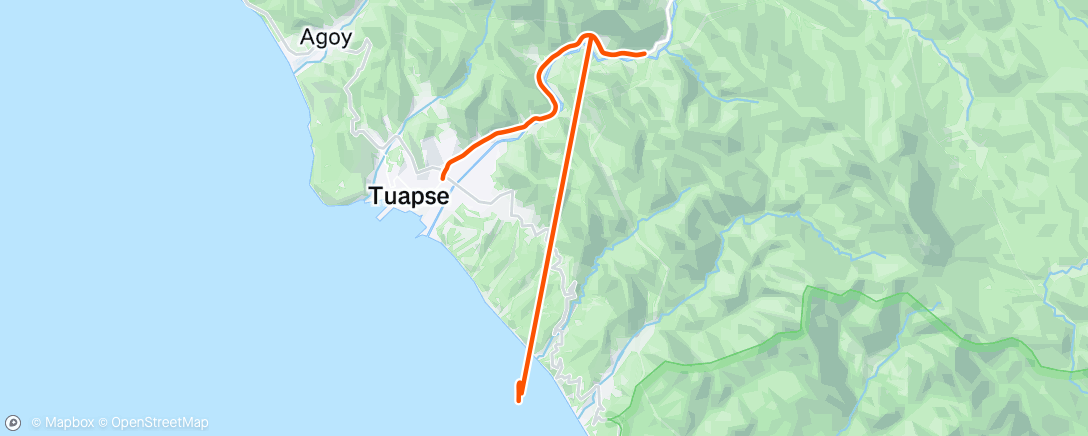 Map of the activity, Дневной велозаезд