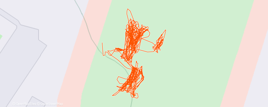 Map of the activity, Morning Run