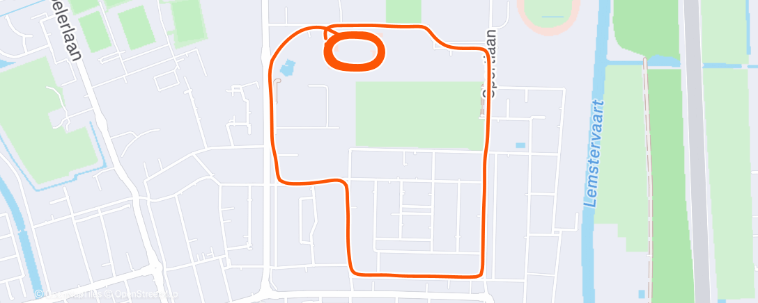 Map of the activity, Training AVNOP