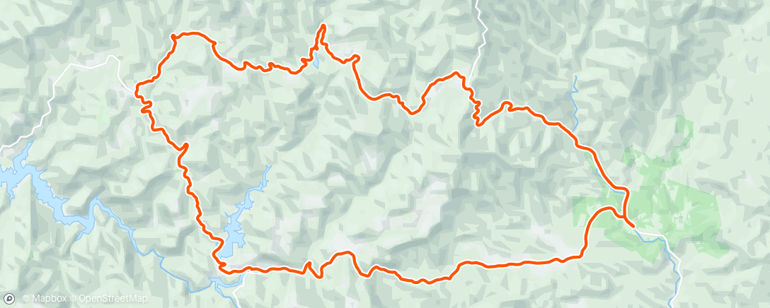Map of the activity, Afternoon Ride
