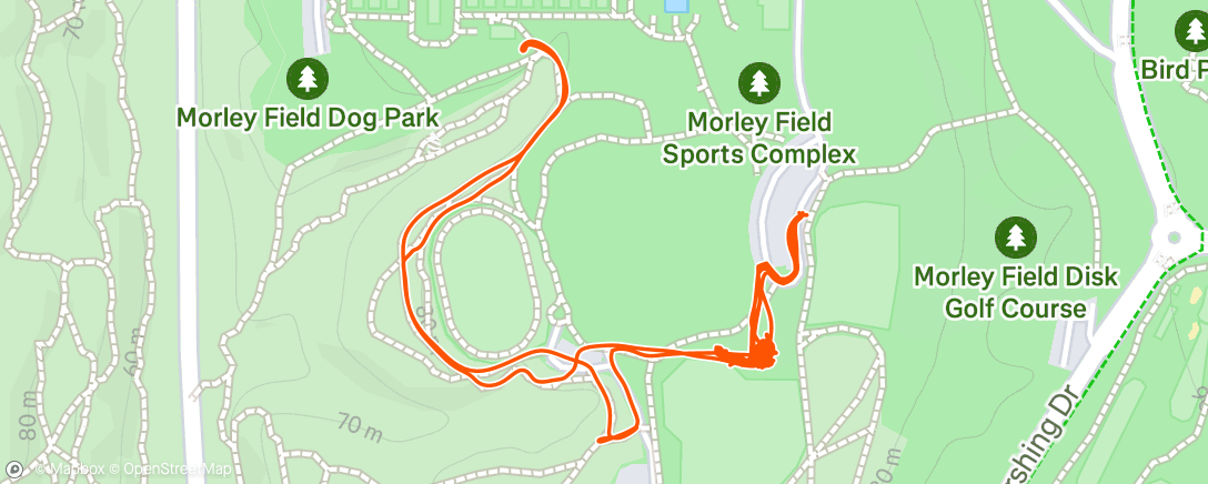 Map of the activity, Trackloclaus II