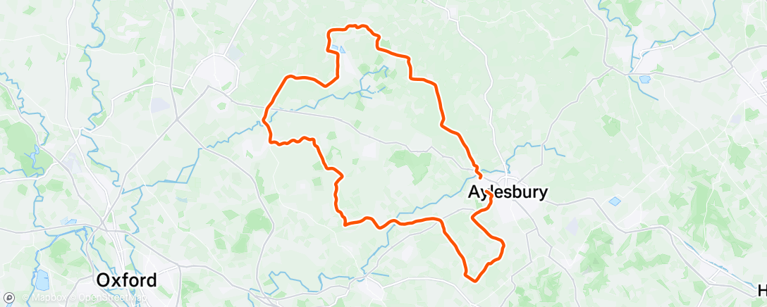 Map of the activity, Morning Ride