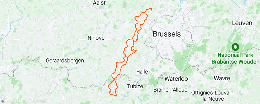 Map of the activity, Tour d’Enghien