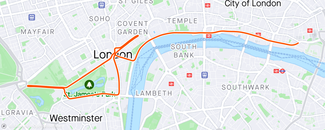 Mapa de la actividad (Zwift - Race: Stage 5: Lap It Up - London Classique (C) on Classique in London)