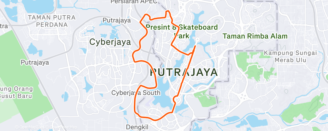 Map of the activity, Twincity Marathon 2026 HM