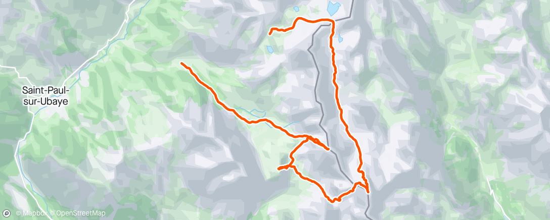 Map of the activity, Tour du brec via tete de Sautron et Roca Blanca