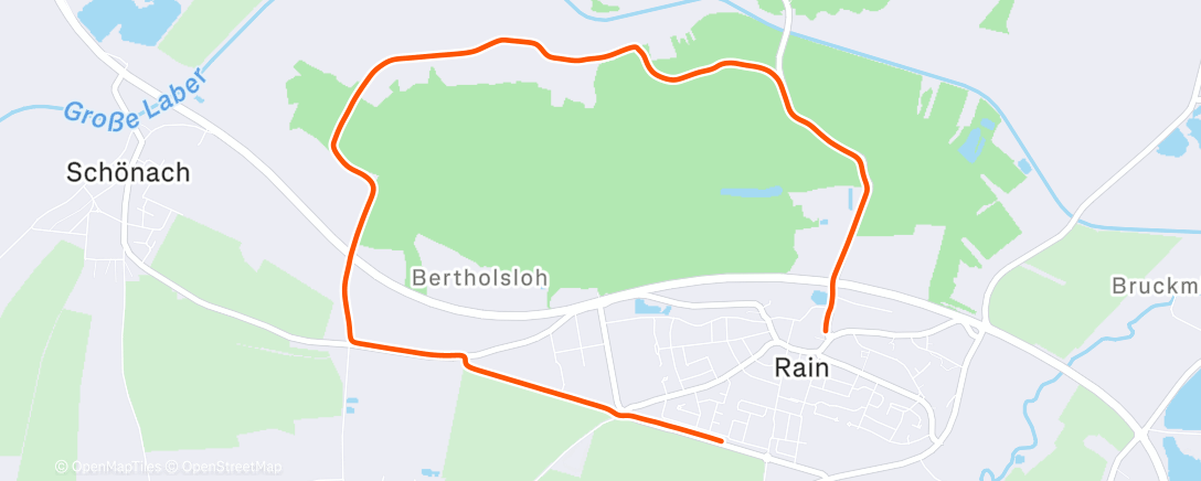 Карта физической активности (Podcast-Wanderung.)