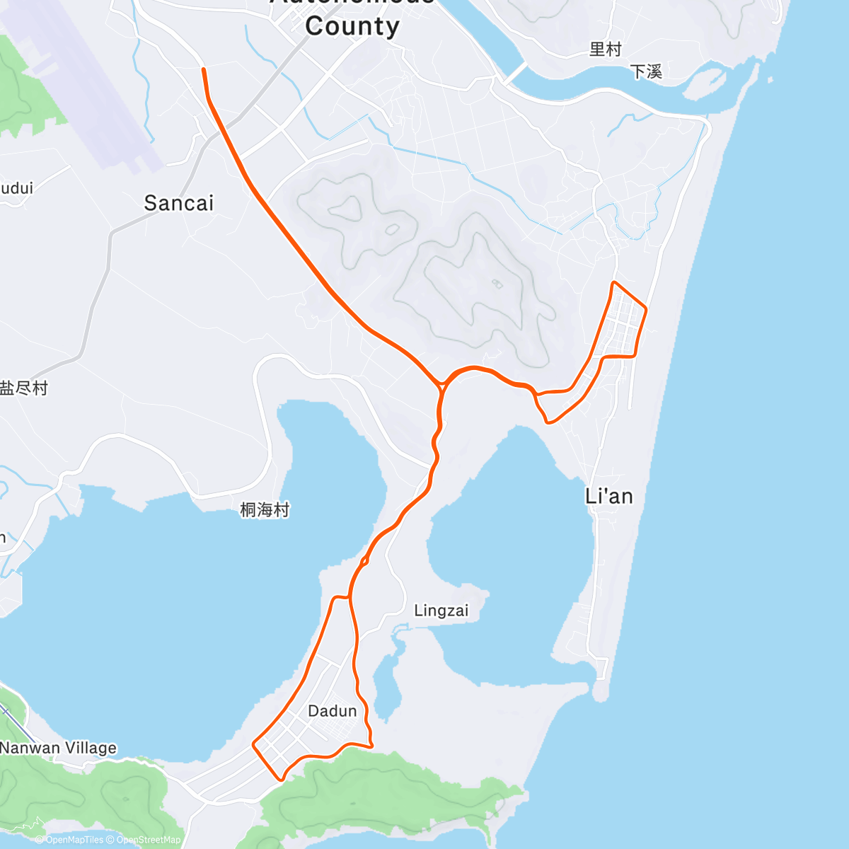 Map of the activity, China Pro League 10