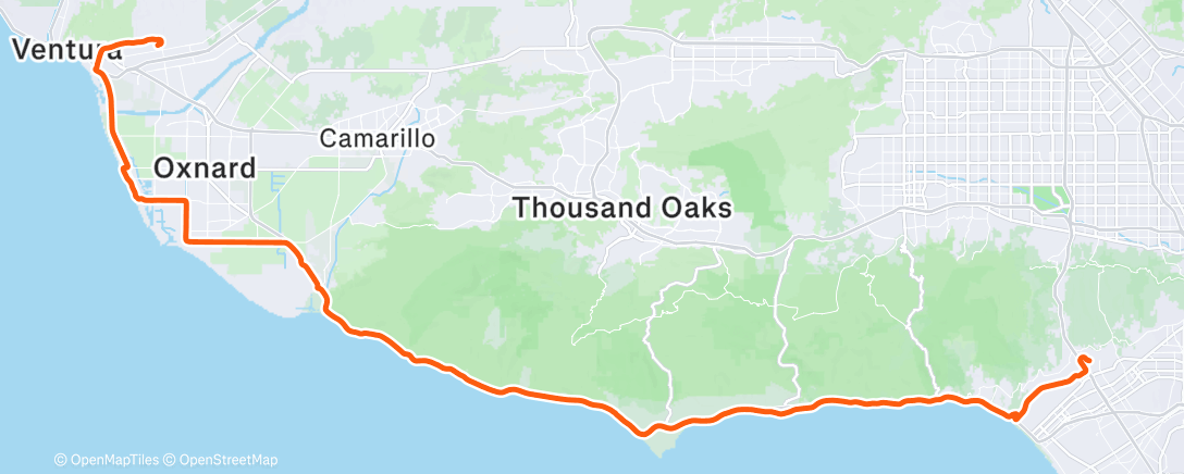 Map of the activity, The end