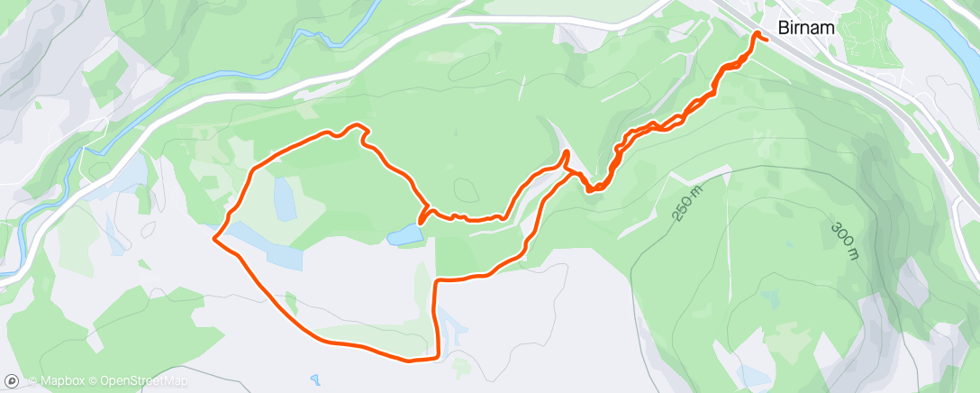 Map of the activity, Round the tomgarrow circuit