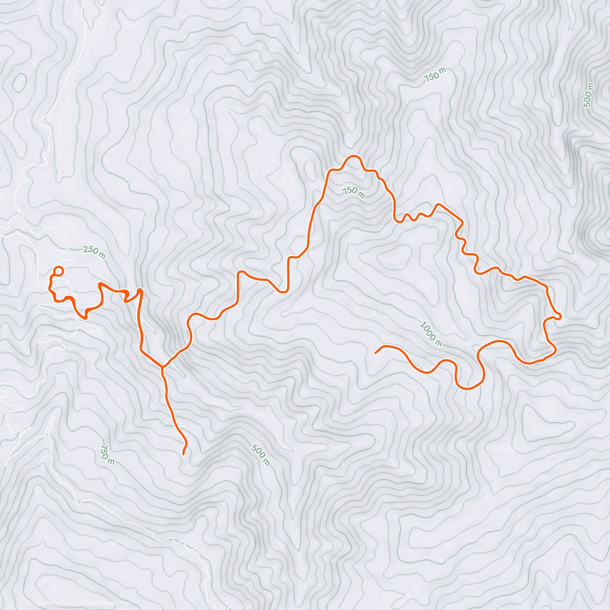 Карта физической активности (Zwift - Climb Portal: Cote de Domancy at 100% Elevation in France)