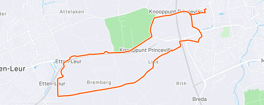 Map of the activity, Na het aftellen bij het Muziekfeest van het Jaar en uit volle borst ‘Happy New Year’ meezingen, voelde deze 15 km als een heerlijke nieuwjaarsrun… 😉