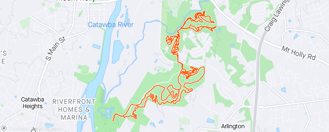 Map of the activity, USNWC following Chris first half and solo finish.