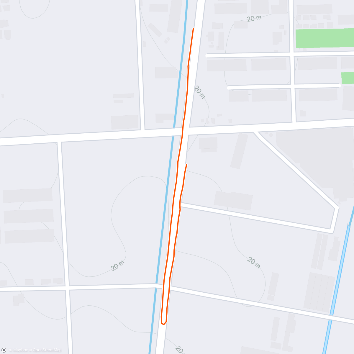 Map of the activity, 第19回えびな健康マラソン Nate 1km race