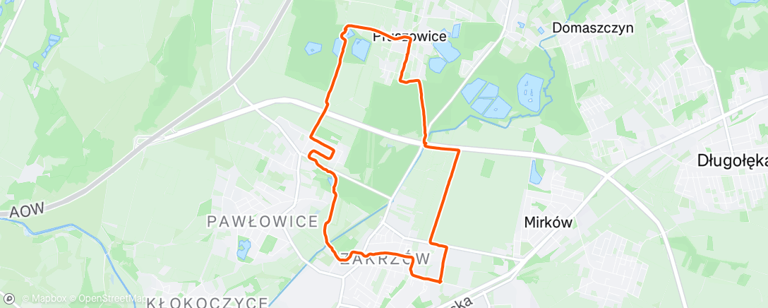 Map of the activity, Zk - Zaleśniak