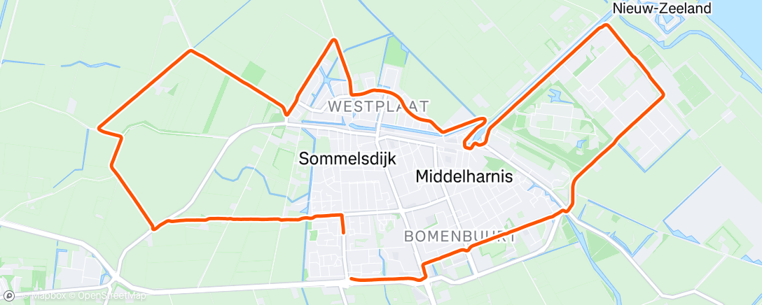 Map of the activity, Duurloopje rondom