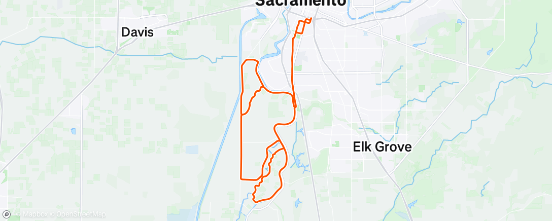 Map of the activity, Anti zwift rain riding club